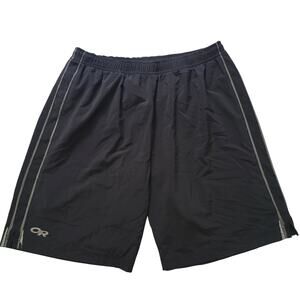Outdoor Research Size M Turbine Shorts Black Hiking‎ Quick-Dry Athletic